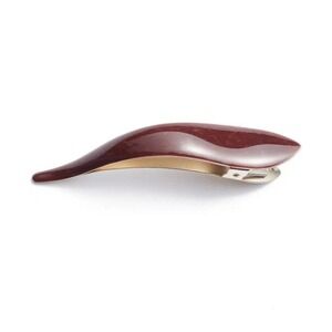 FICCARE Maximas Silky Hair Clip - Large 5" Burgundy